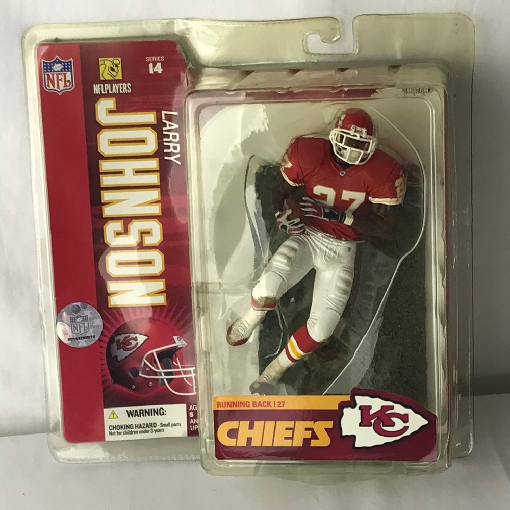 Kansas city chiefs 6 inches Larry Johnson NFL  Series 14 figurine 2006